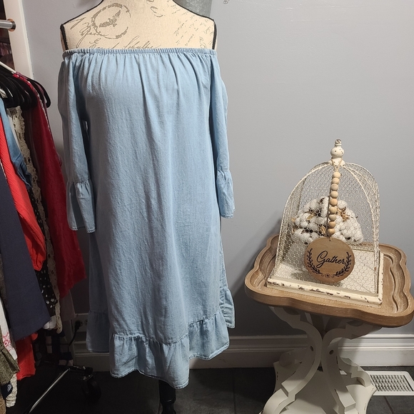 Dizzire Dresses & Skirts - Denim long Dress by Dizzire Size M